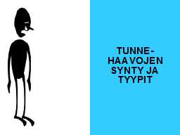 TUNNE-HAAVOJEN SYNTY JA TYYPIT