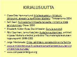 KIRJALLISUUTTA